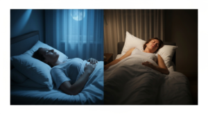 Read more about the article Deep Sleep vs REM Sleep: What’s the Difference?